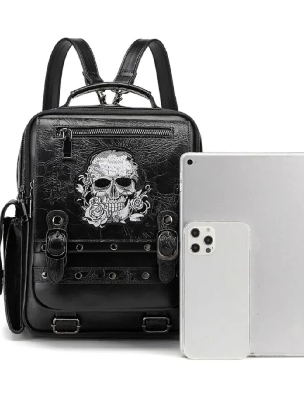 Women Skull Head Backpack